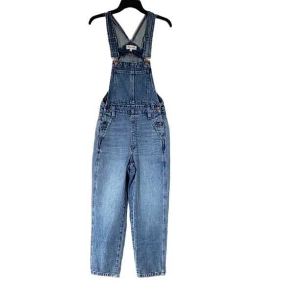 NWT MADEWELL Women's Straight-Leg Overalls MADEWELL Size XS - Picture 3 of 4